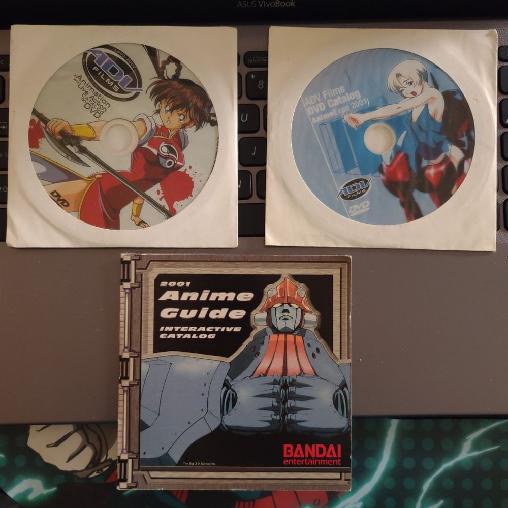 Vintage Anime Catalog discs (3)